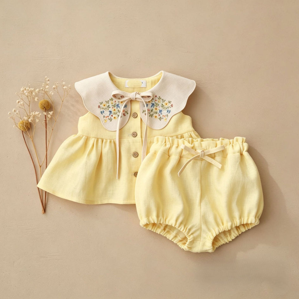 Kinder-Sleeveless-Top-Set mit Shorts – Bild 2 | LuxeStyle
