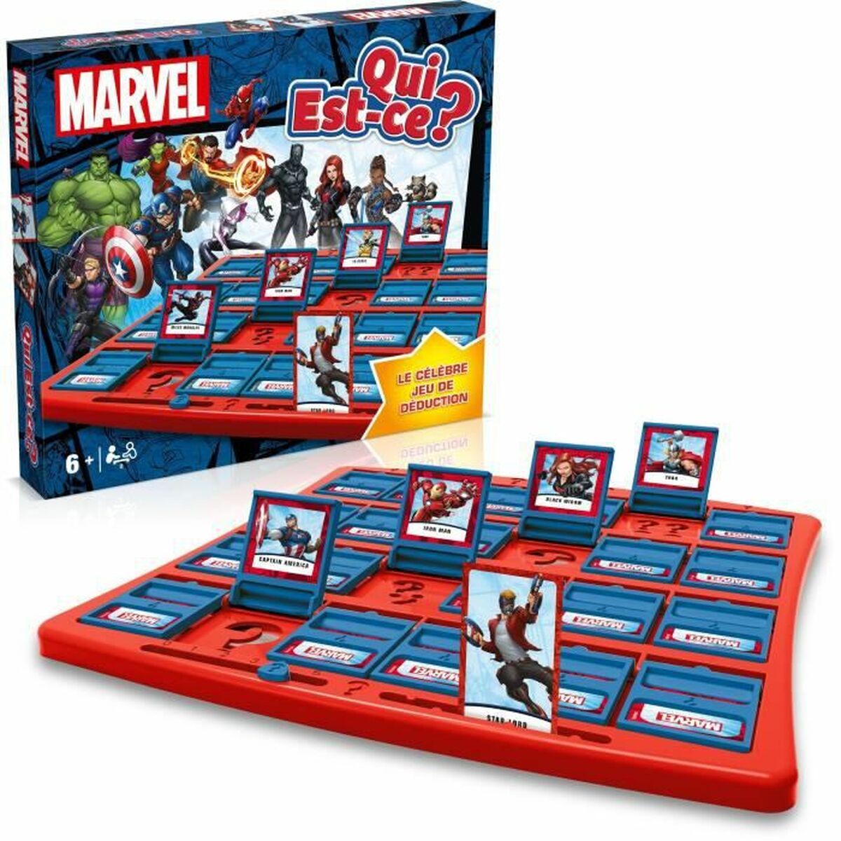 Brettspiel «Wer ist es?» Marvel-Edition