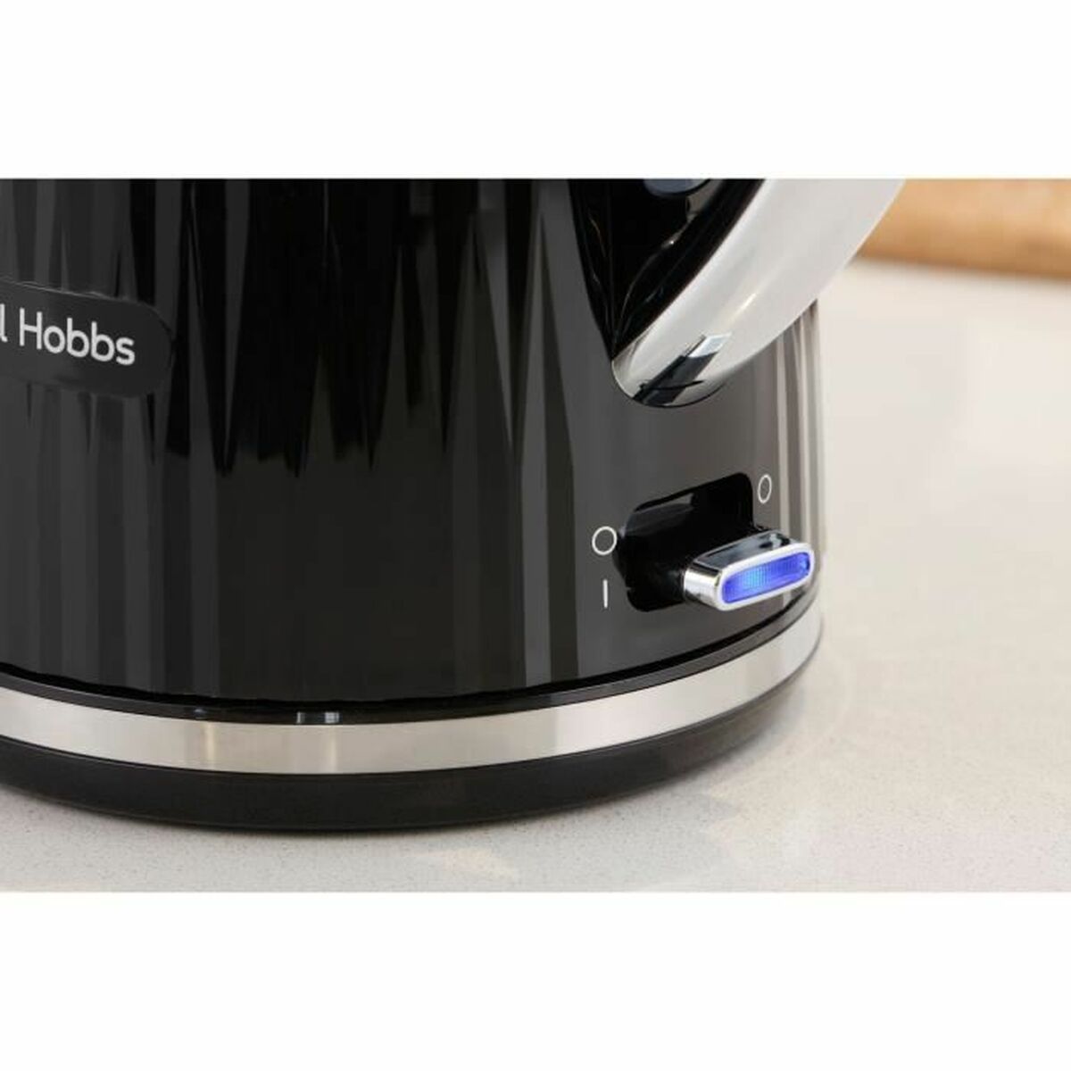 Wasserkocher Russell Hobbs Schwarz Edelstahl Kunststoff 2400 W 1,7 L