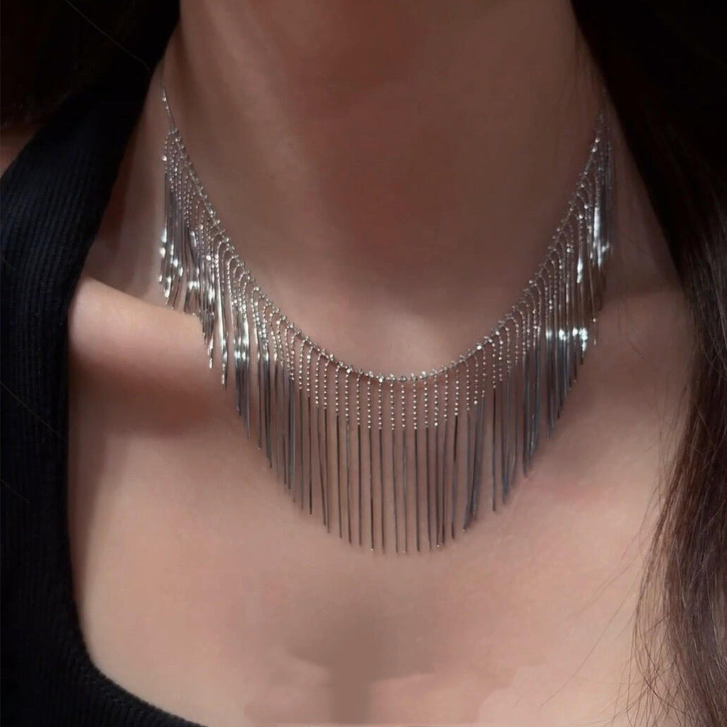 Silberner Tassel-Schmuck
