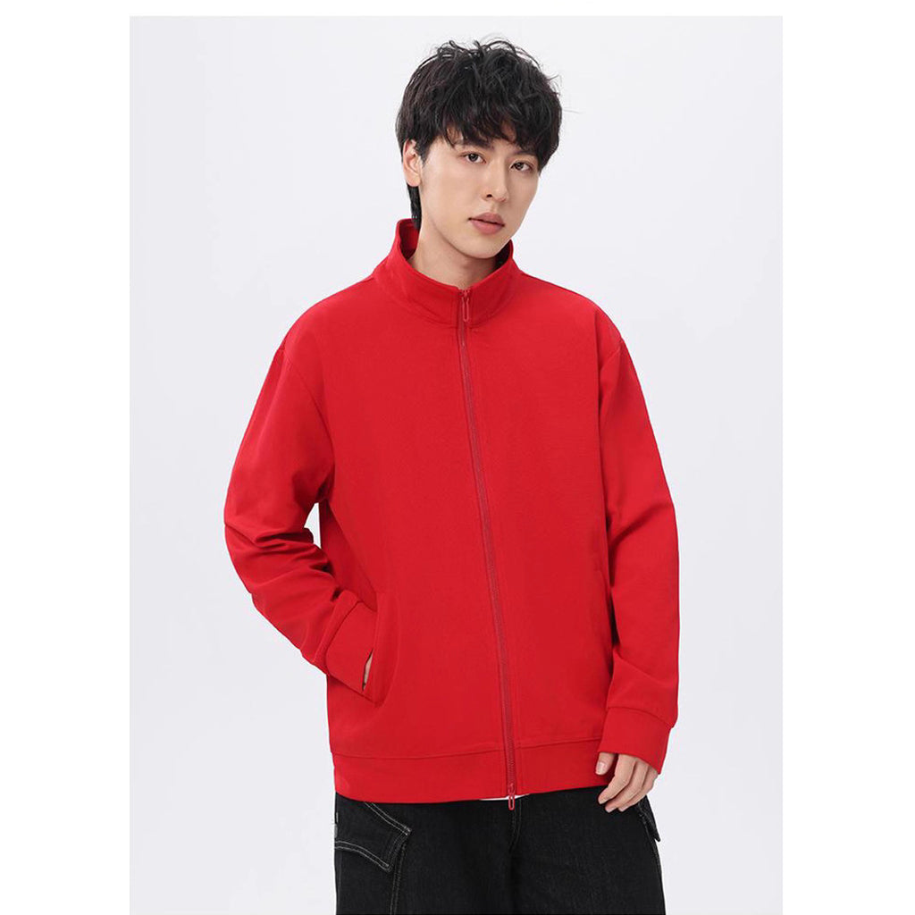 Loose-Fit Kapuzenjacke mit Reissverschluss