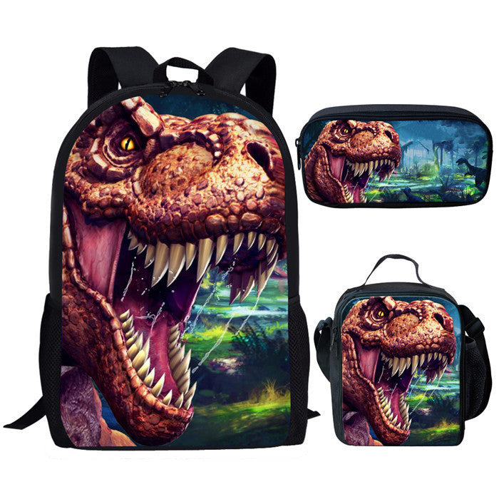 Dinosaurier Rucksack-Set für Kinder – Bild 4 | LuxeStyle