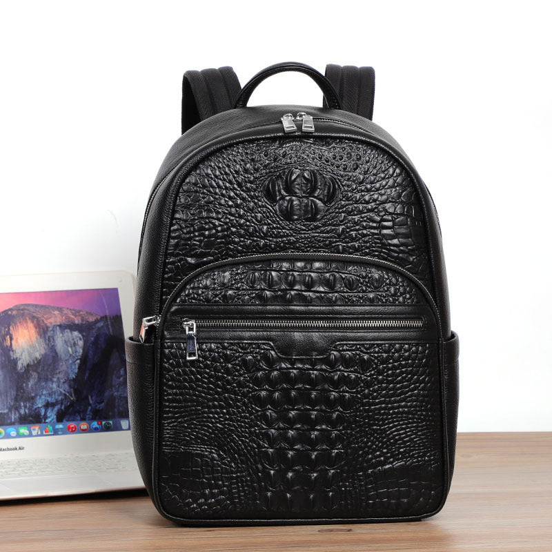 Backpack Fashion Travel Männer Lederrucksack – Bild 6 | LuxeStyle