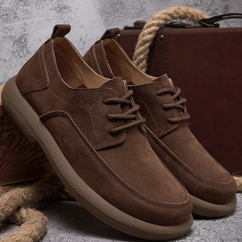 Retro-Halbschuhe aus Leder – Bild 4 | LuxeStyle