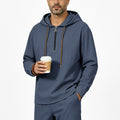 Leichtes Leinen-Sweatshirt mit Kapuze