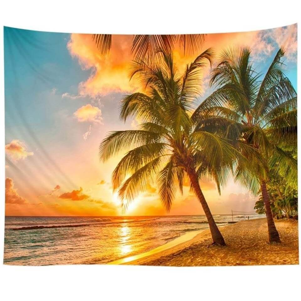 Wandteppich Hawaii Sonnenuntergang | LuxeStyle