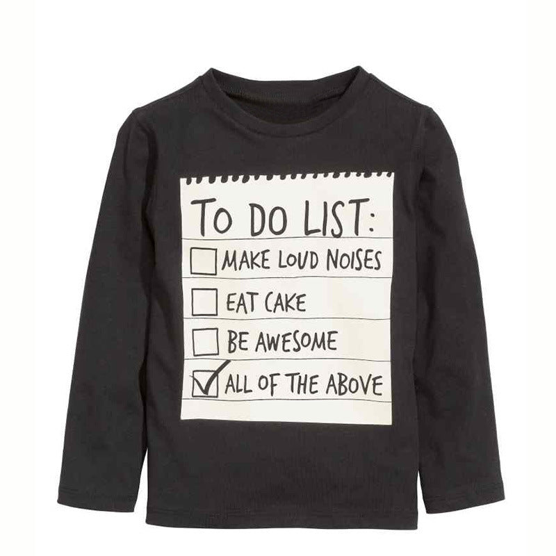 Jungen Freizeit-Set Baumwolle Langarmshirt Hose