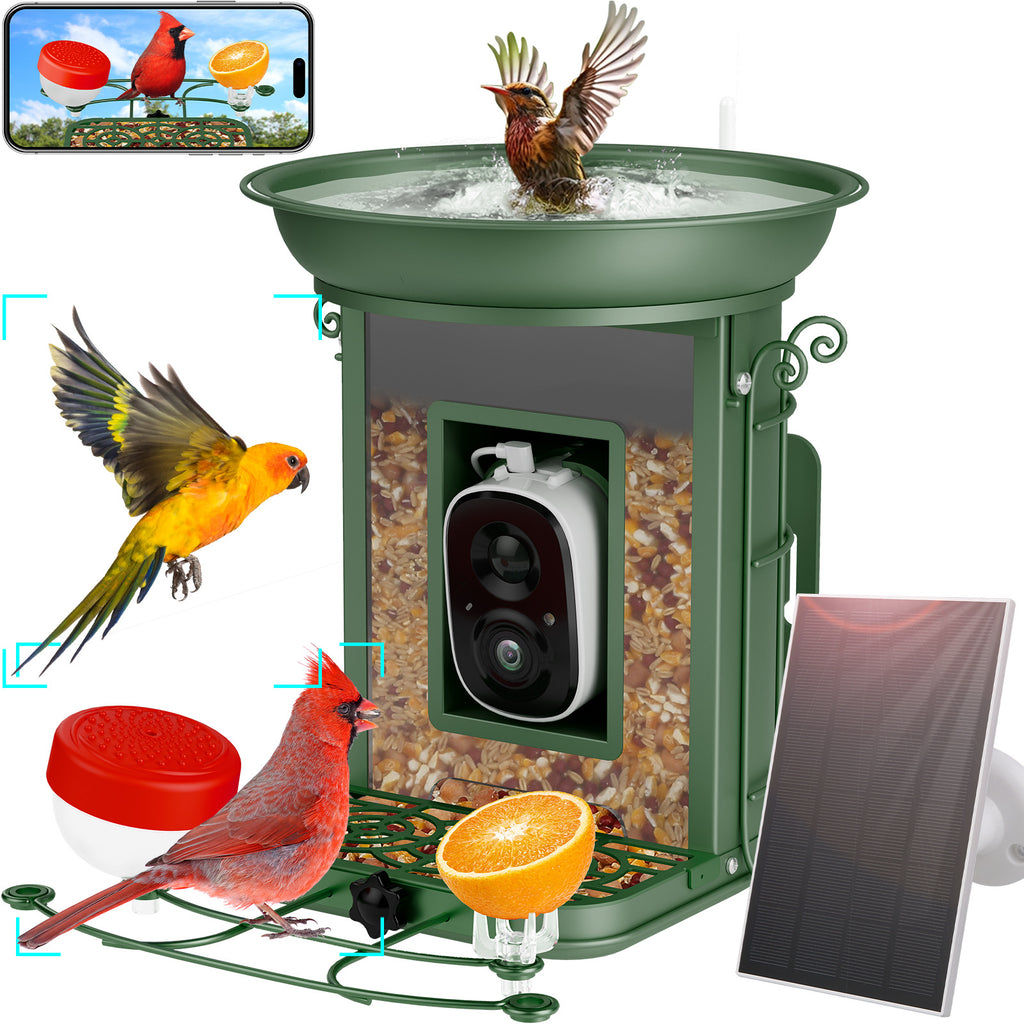 Intelligente Vogel-Futterstelle mit Solar