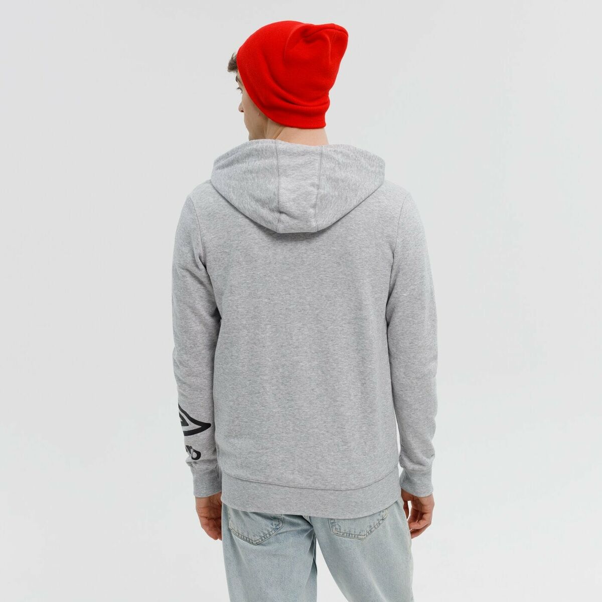 Herren Sweater mit Kapuze FW TERRACE ZIP HOODIE Umbro 66063U 263 Grau – LuxeStyle Schweiz