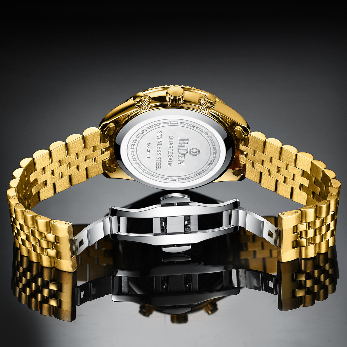 Business Armbanduhr mit Edelstahlband