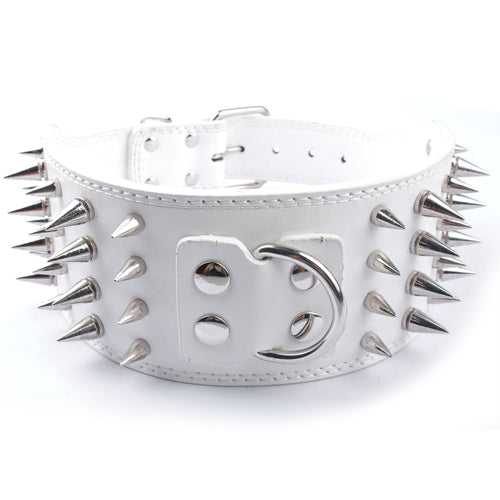 Halsband aus PU-Leder mit Kroko-Muster