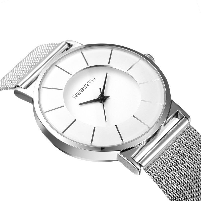 Stahlmesh-Wasserfeste Armbanduhr mit Zeiger – Bild 14 | LuxeStyle