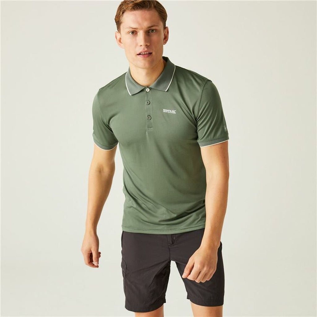 Herren Kurzarm-Poloshirt Regatta Remex II Olive – LuxeStyle Schweiz