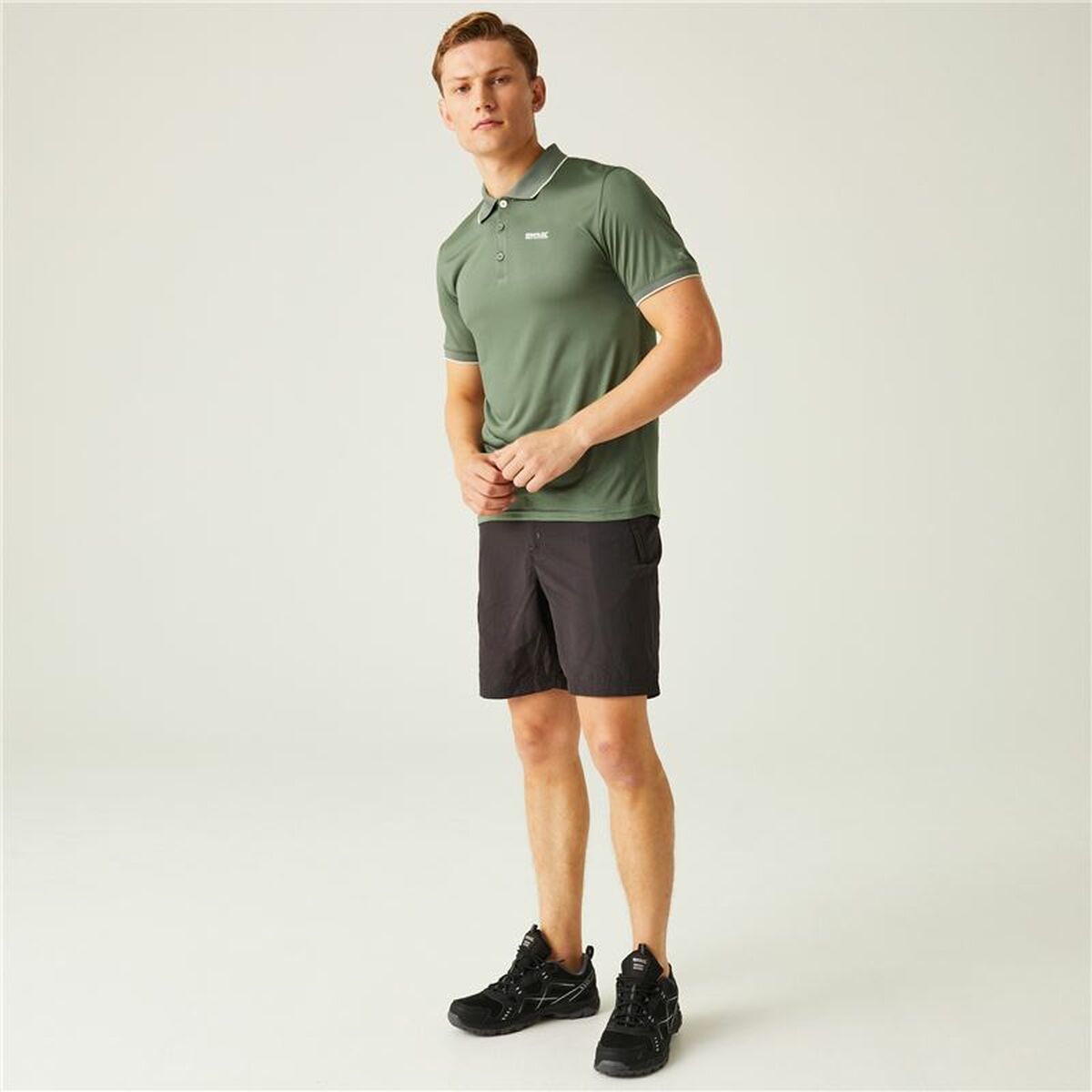 Herren Kurzarm-Poloshirt Regatta Remex II Olive – LuxeStyle Schweiz