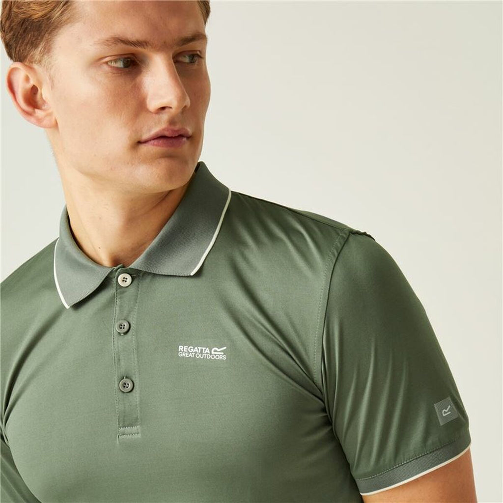 Herren Kurzarm-Poloshirt Regatta Remex II Olive – LuxeStyle Schweiz