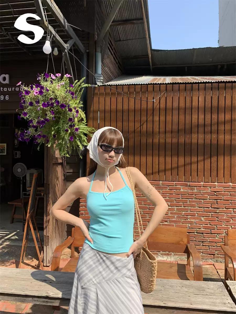 Off-Shoulder Camisole mit Schnürung