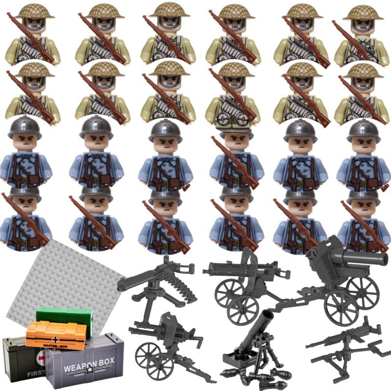 WW2 Militär-Bausteine für Kinder