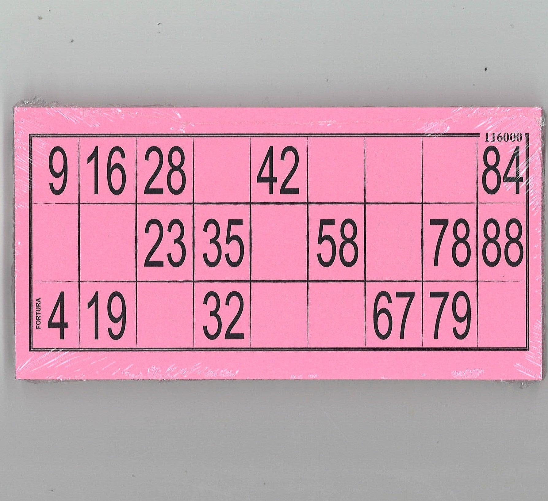 Lottokarten rosa