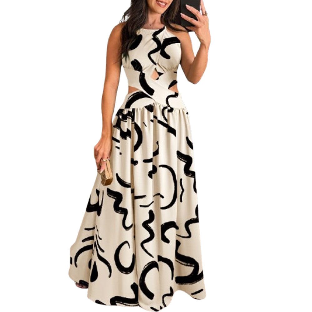 Sommerkleid mit hohem Bund