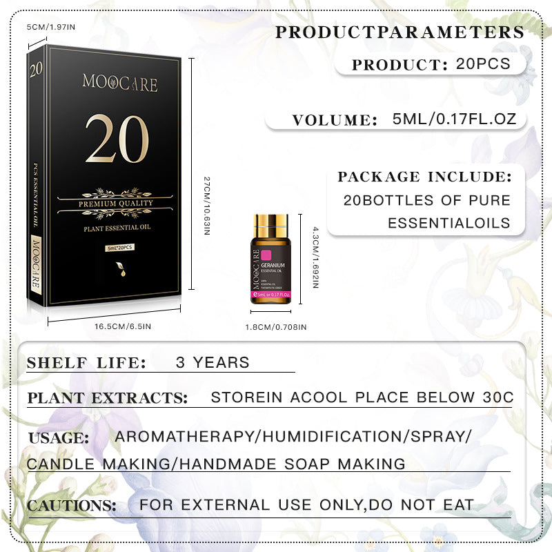 Moocare Aromatherapie-Öl (20 Stk.)