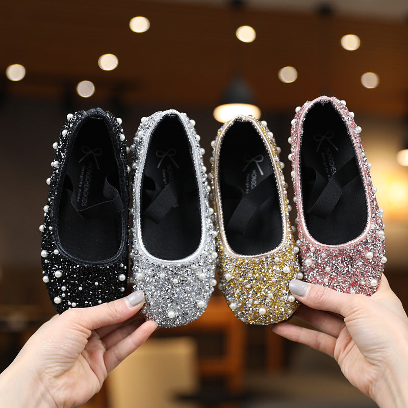 Mädchenschuhe mit Schleife und Strass – Bild 6 | LuxeStyle