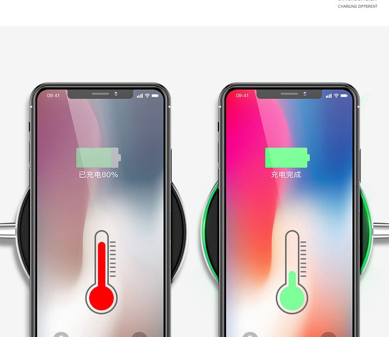 Kabelloser Ladepad für iPhone & Samsung mit Schnellaufladung