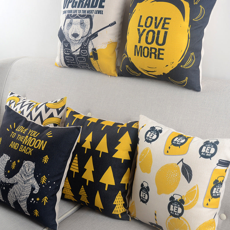 Kissenhülle aus Baumwolle und Hanf – Bild 5 | LuxeStyle