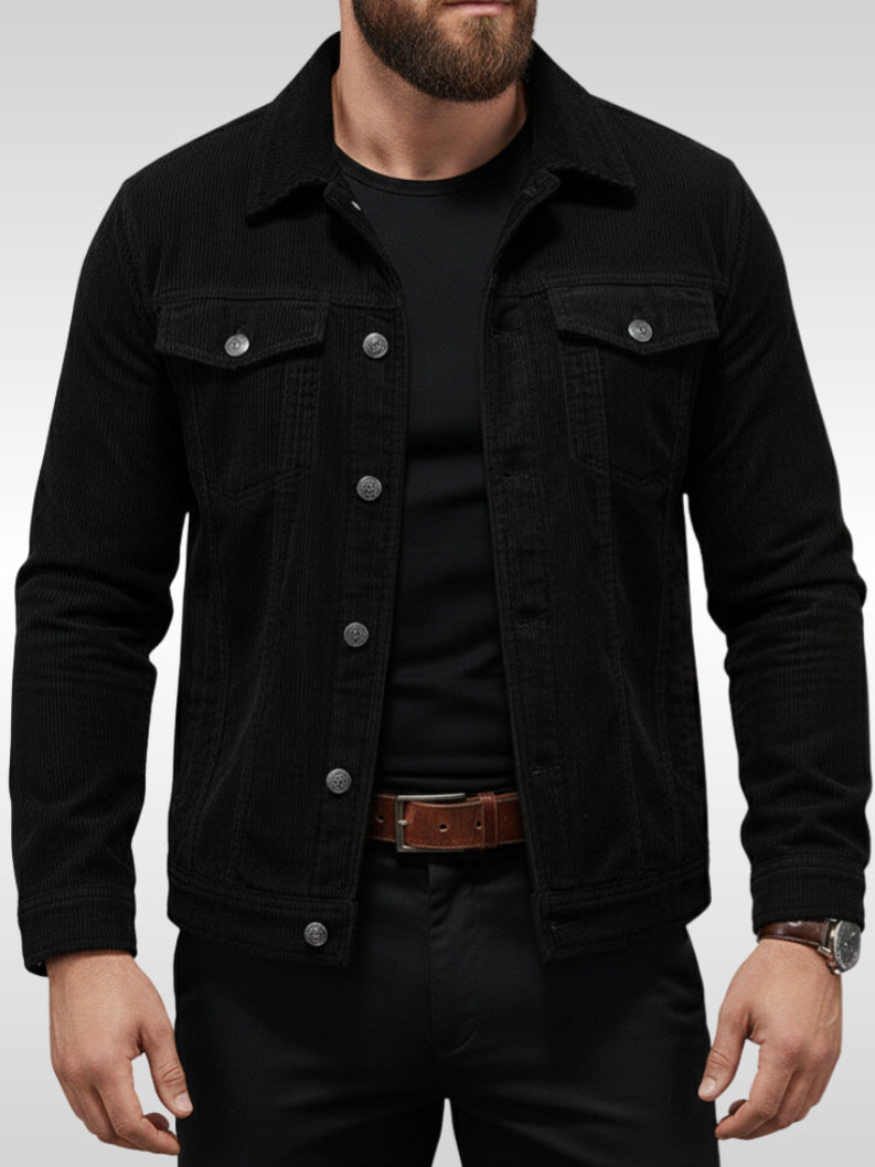 Herren-Cordjacke im Workwear-Stil