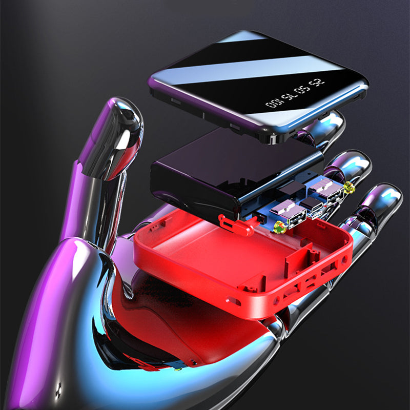 Mini Powerbank 20000 mAh mit Digitalanzeige