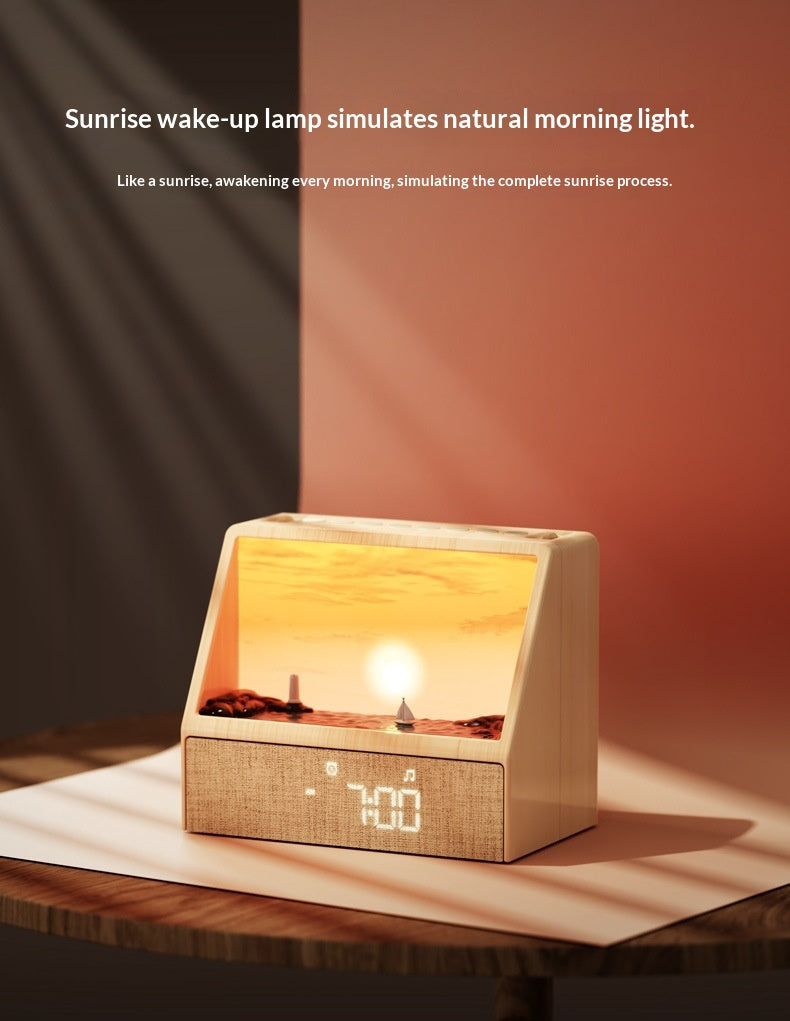 Sonnenaufgangs‑Wecker mit Bluetooth‑So | LuxeStyle