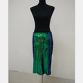 Glitzernder Bodycon Midi-Rock in Laser-Grün – Bild 1 | LuxeStyle
