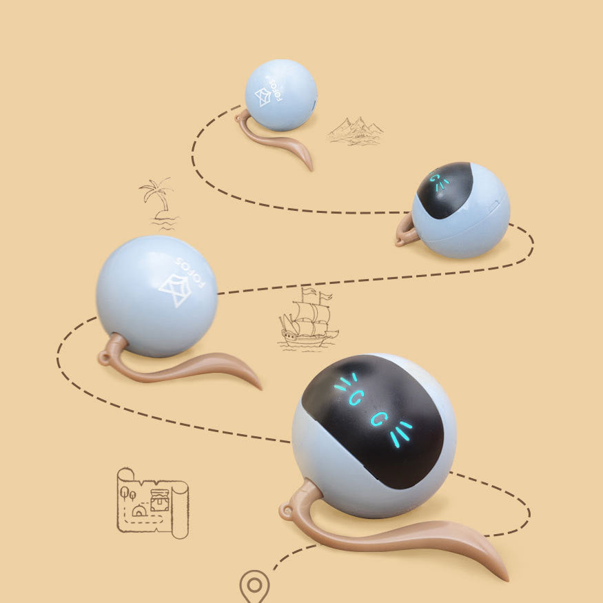 FOS Magic Ball Pet Elektrisches Katzenspielzeug