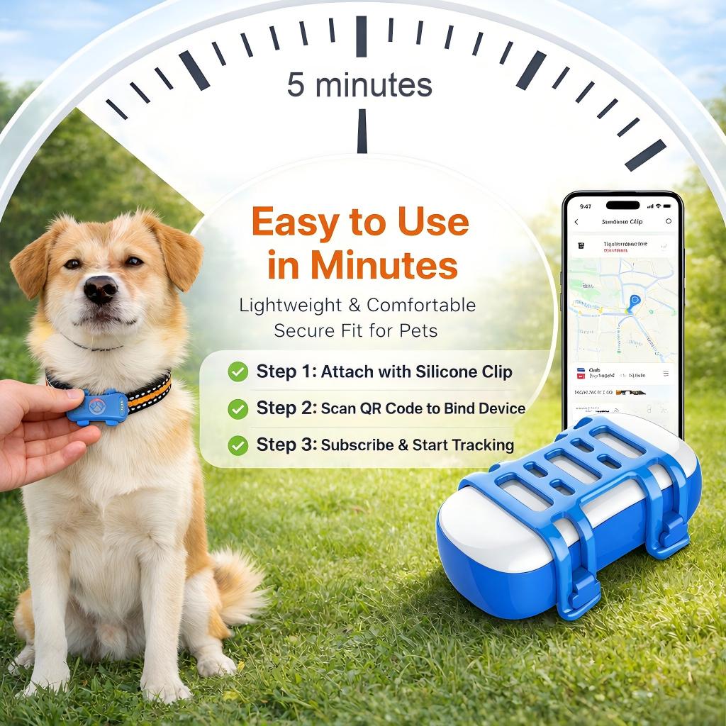 GPS-Tracker für Hunde mit Echtzeitortung