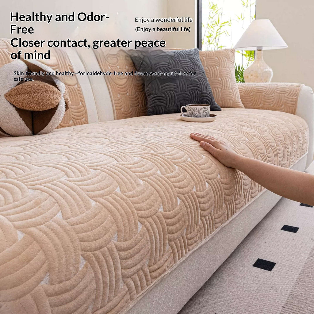 Sofa Kissenbezug aus Milchvelvet 70x70 cm – Bild 9 | LuxeStyle