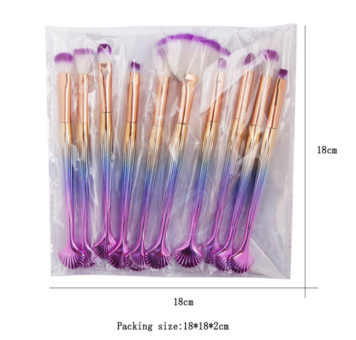 Brillantes Meerjungfrauen Pinsel-Set – Bild 1 | LuxeStyle