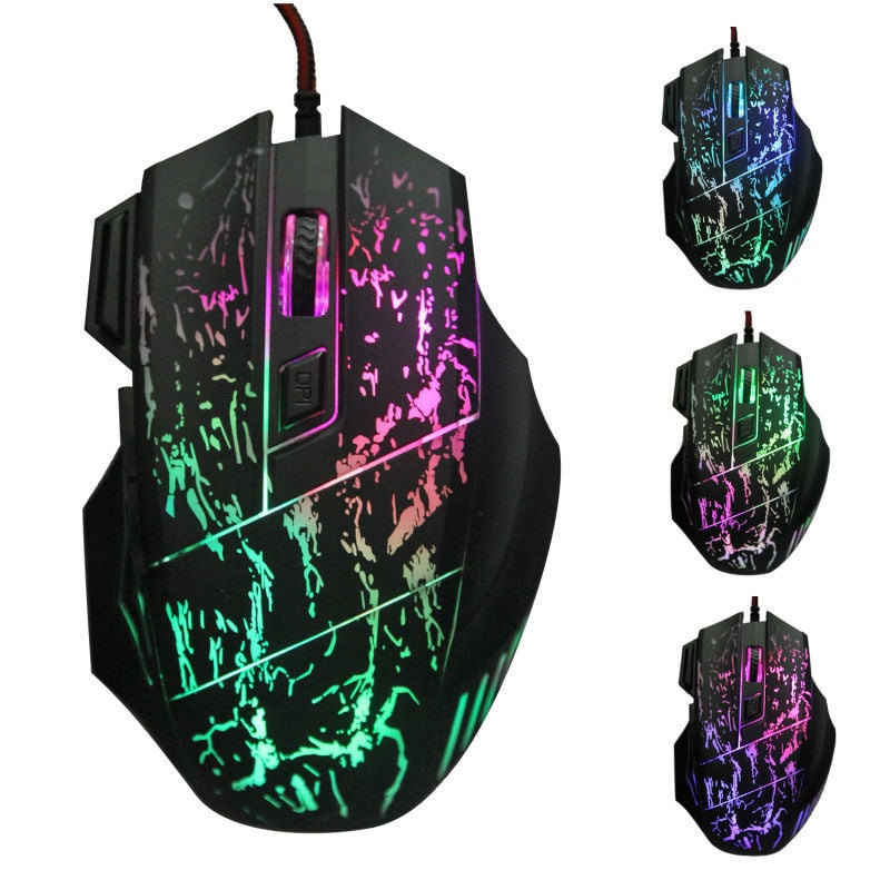 Gaming-Maus mit Lichfunktion