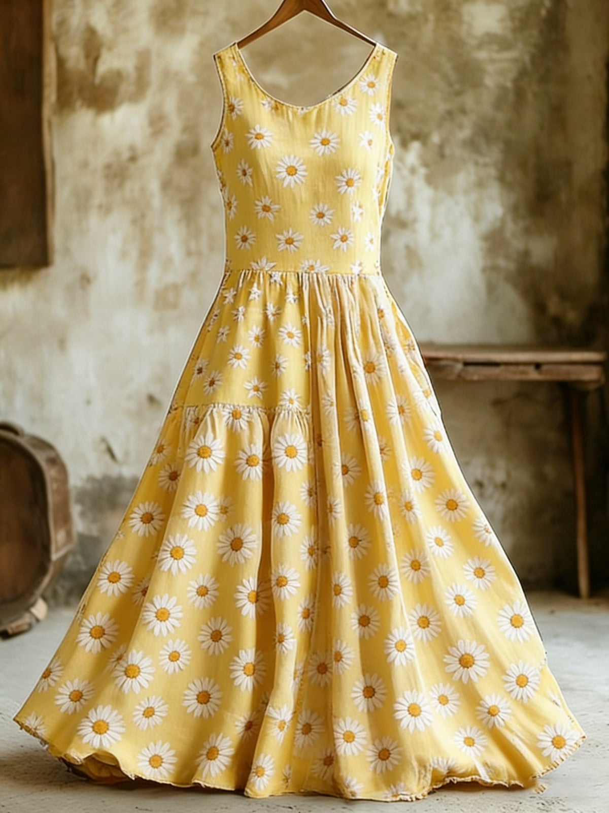 Oberkörper-Kleid mit Stern- und Mondmuster | LuxeStyle