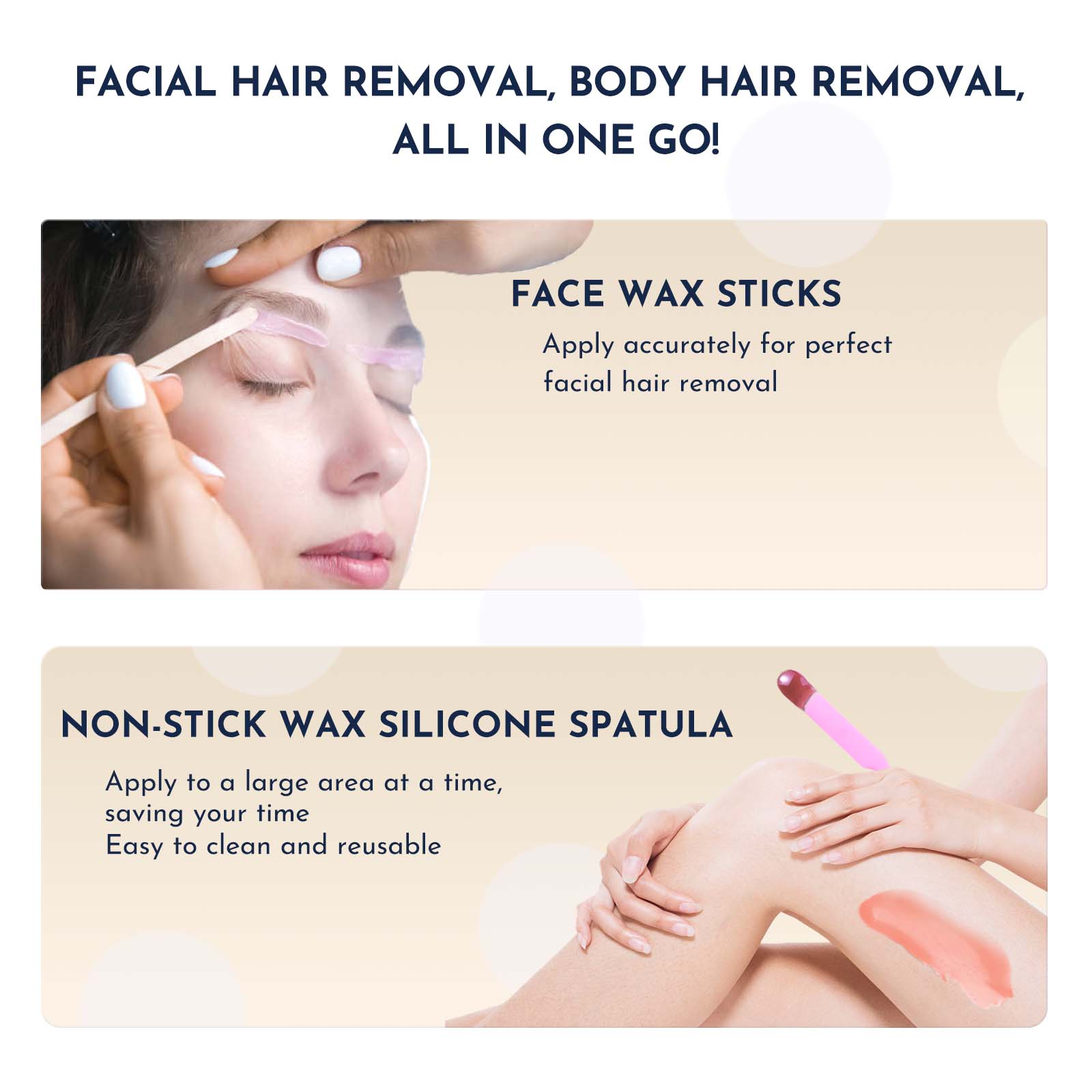WUWUVISTA Waxing Kit 23-teilig