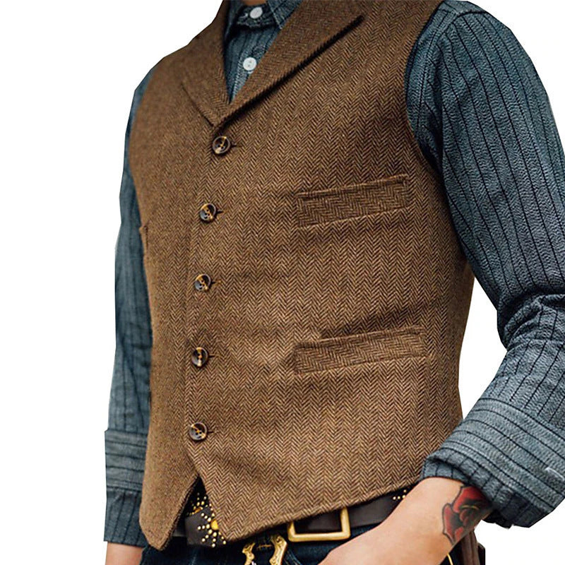 Klassische Herren Weste im koreanischen Stil | LuxeStyle