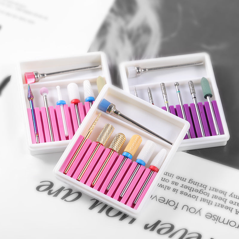 Keramik- und Wolframstahl-Nagelfräser-Set – Bild 4 | LuxeStyle