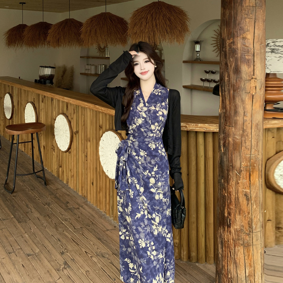 Retro-Chic Midikleid mit Tüll-Oberteil – Bild 7 | LuxeStyle