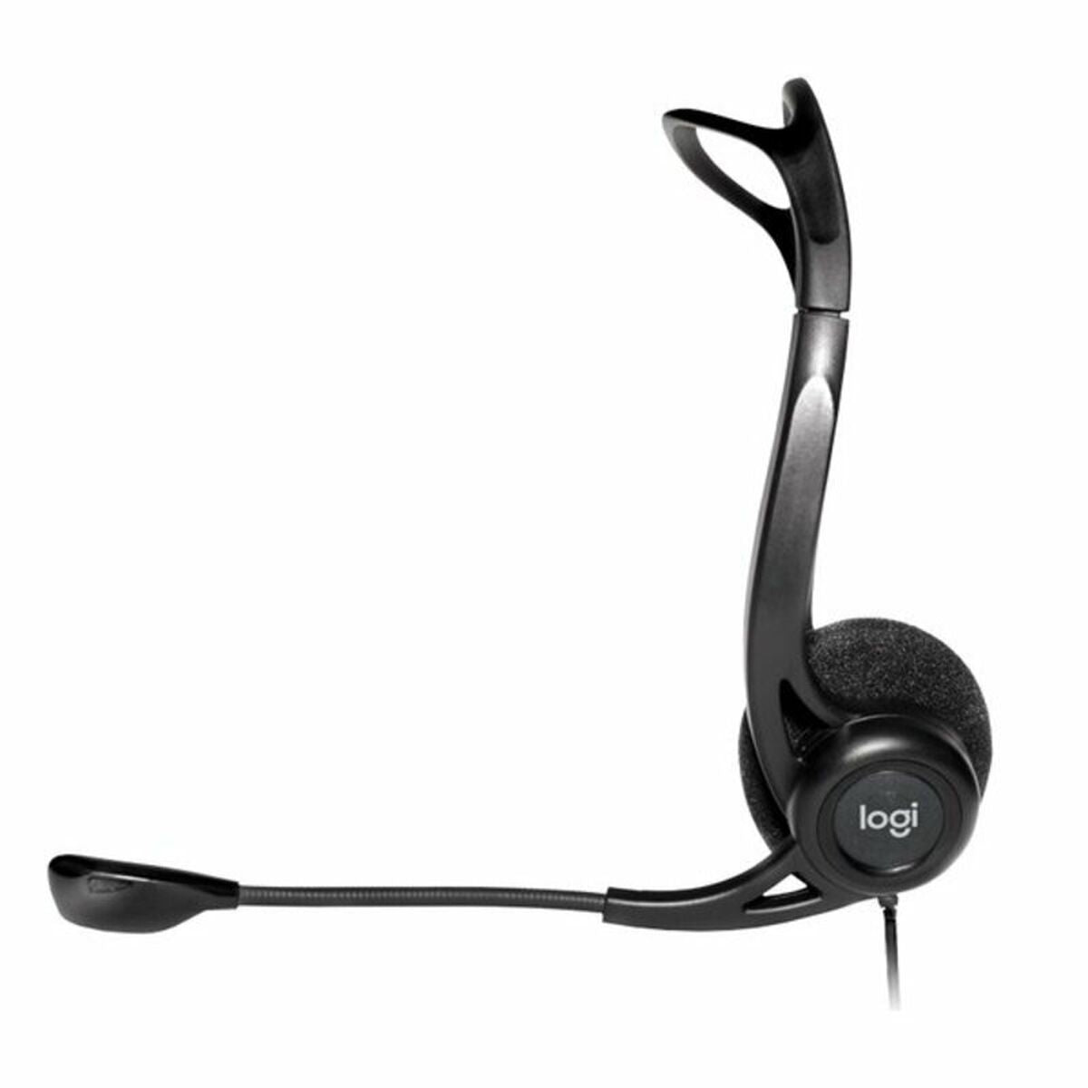 Kopfhörer mit Mikrofon Logitech 960 Schwarz – LuxeStyle Schweiz
