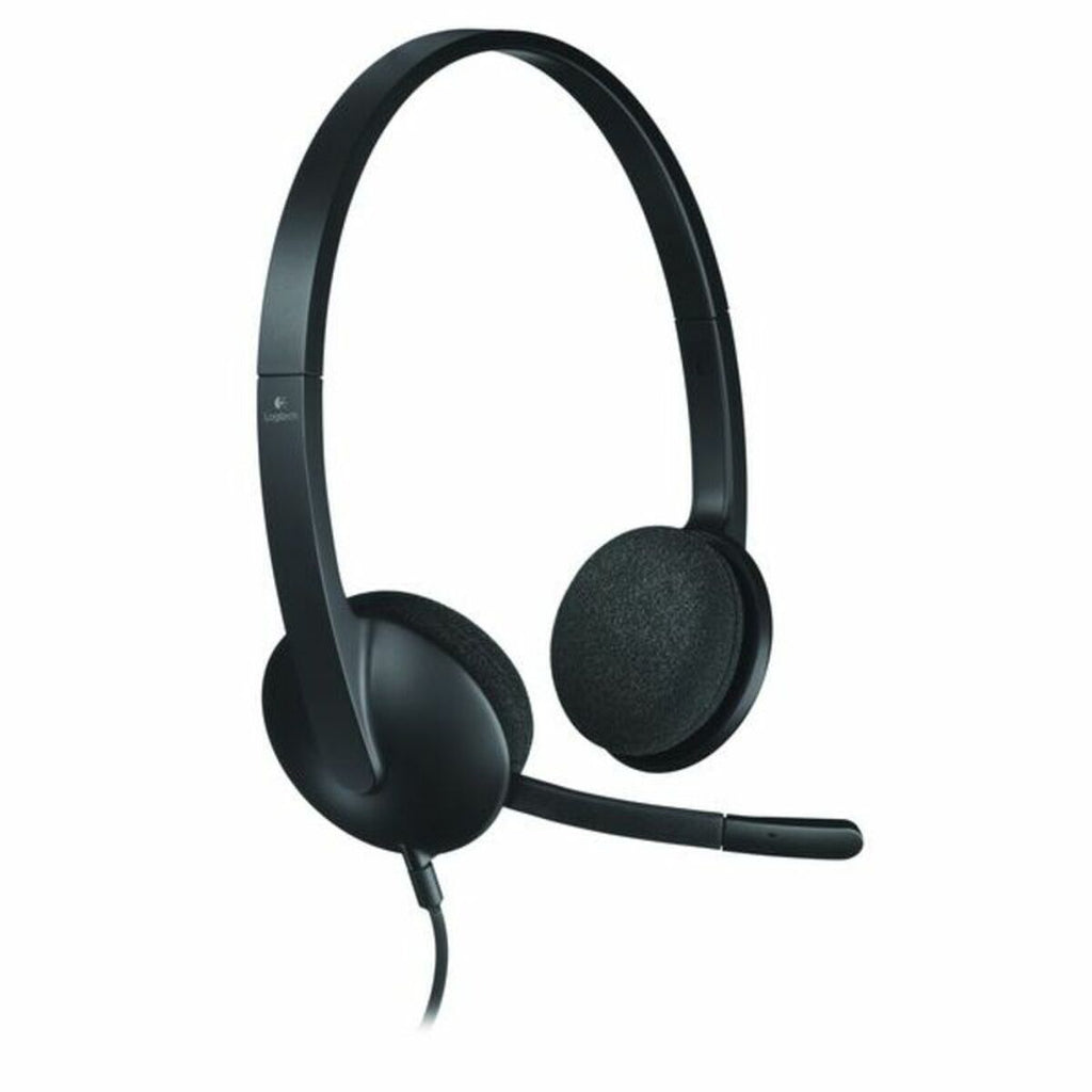 Kopfhörer mit Mikrofon Logitech H340 Schwarz