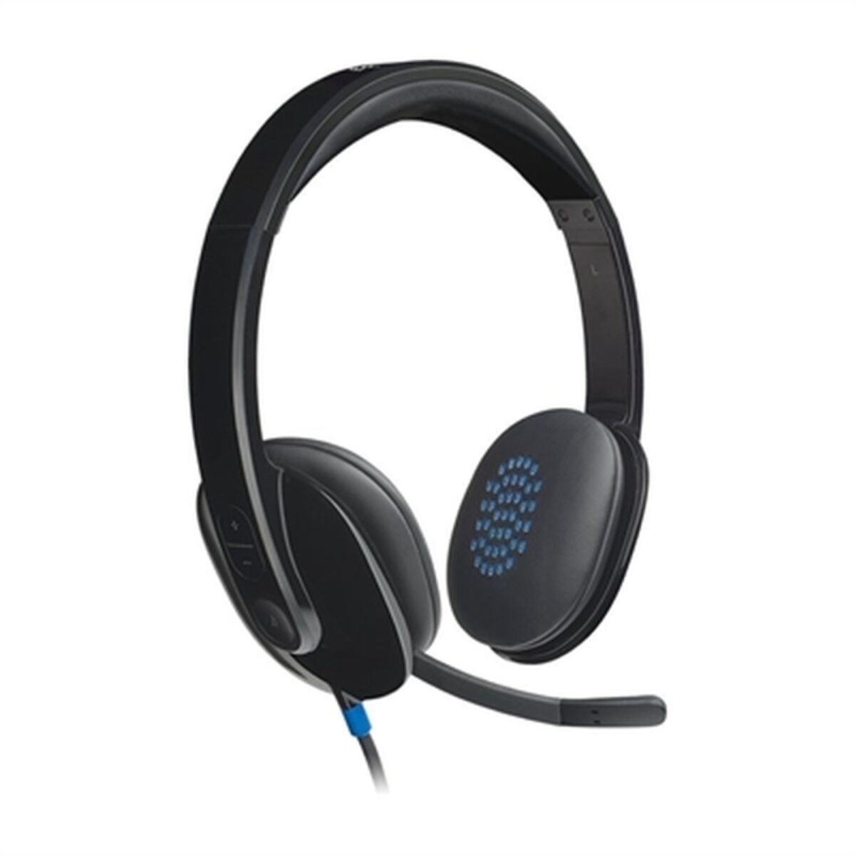 Kopfhörer mit Mikrofon Logitech H540 Schwarz – LuxeStyle Schweiz