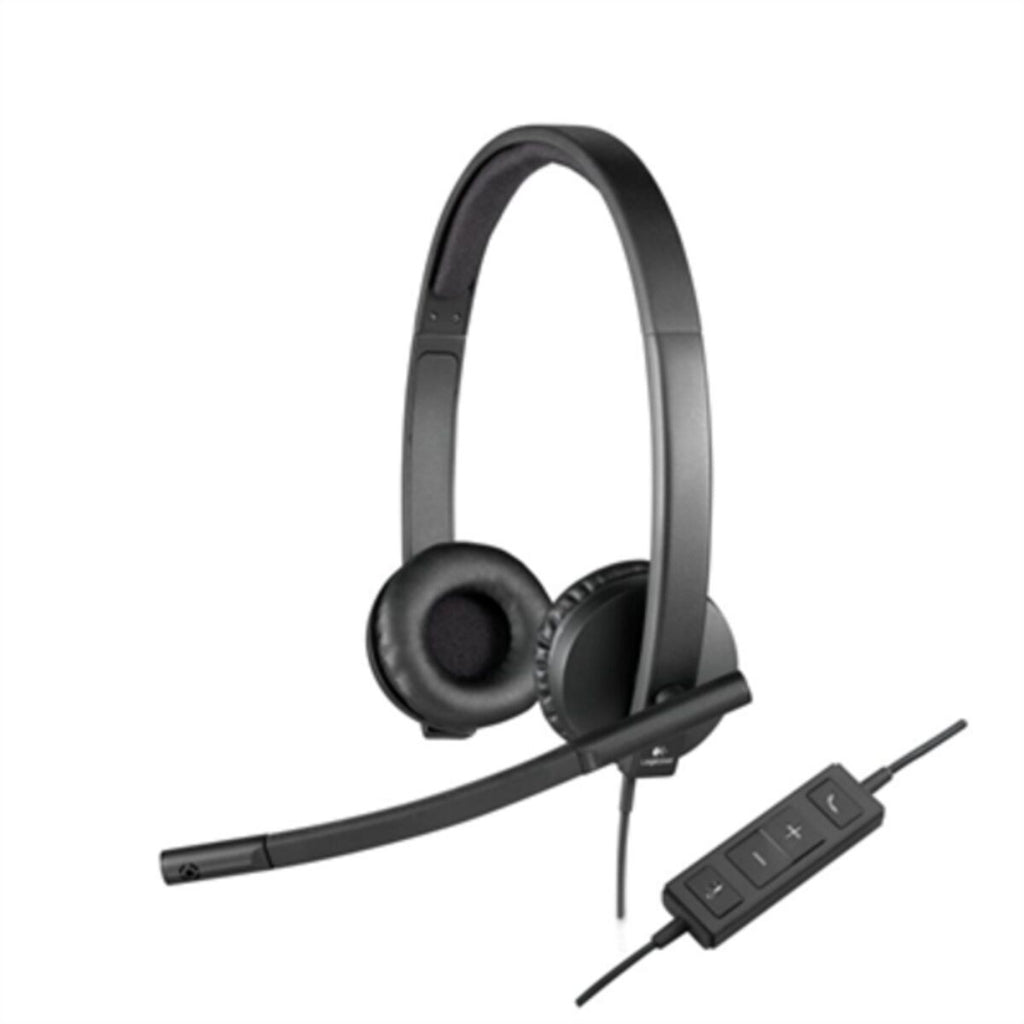 Kopfhörer mit Mikrofon Logitech 981-000575 Schwarz – LuxeStyle Schweiz