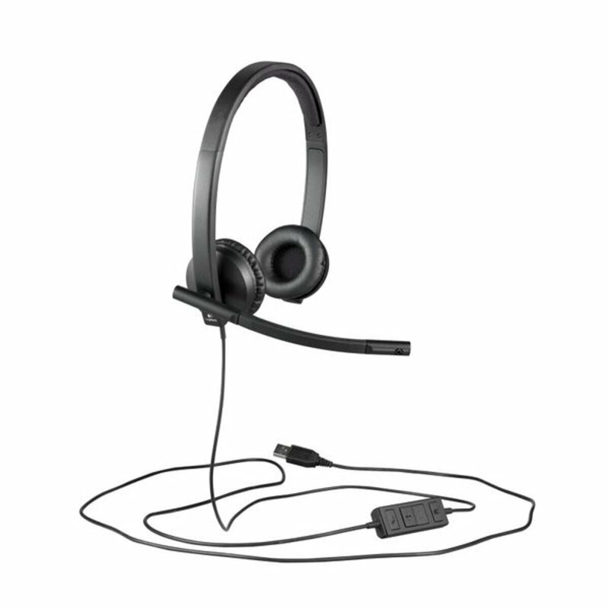Kopfhörer mit Mikrofon Logitech 981-000575 Schwarz – LuxeStyle Schweiz