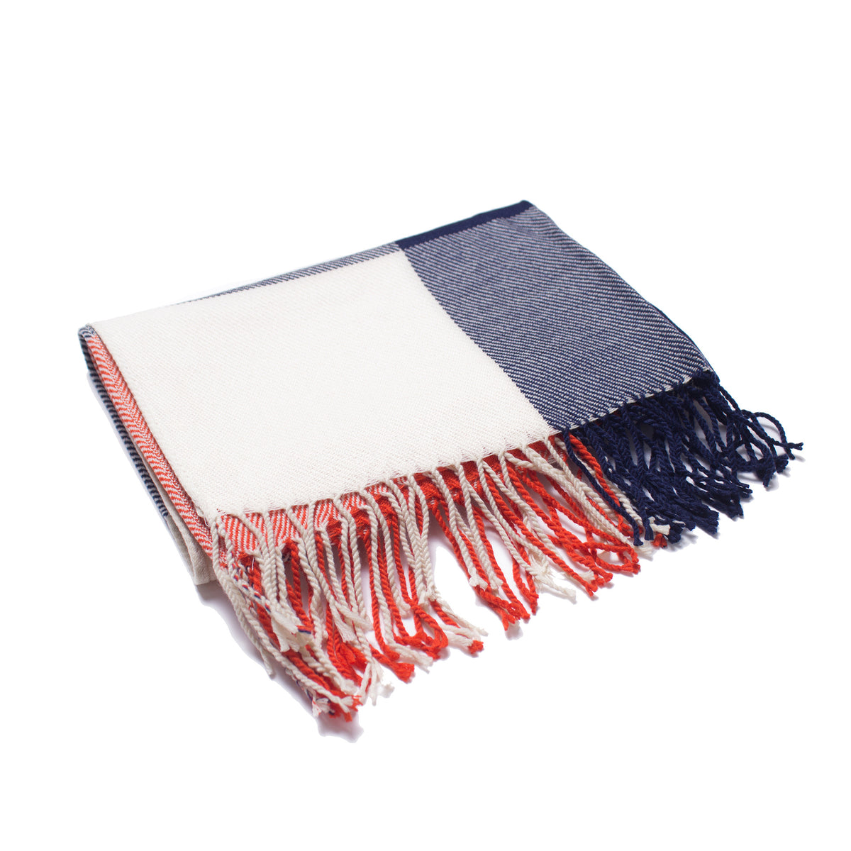 Taschenschal mit grossem Karomuster – Bild 5 | LuxeStyle
