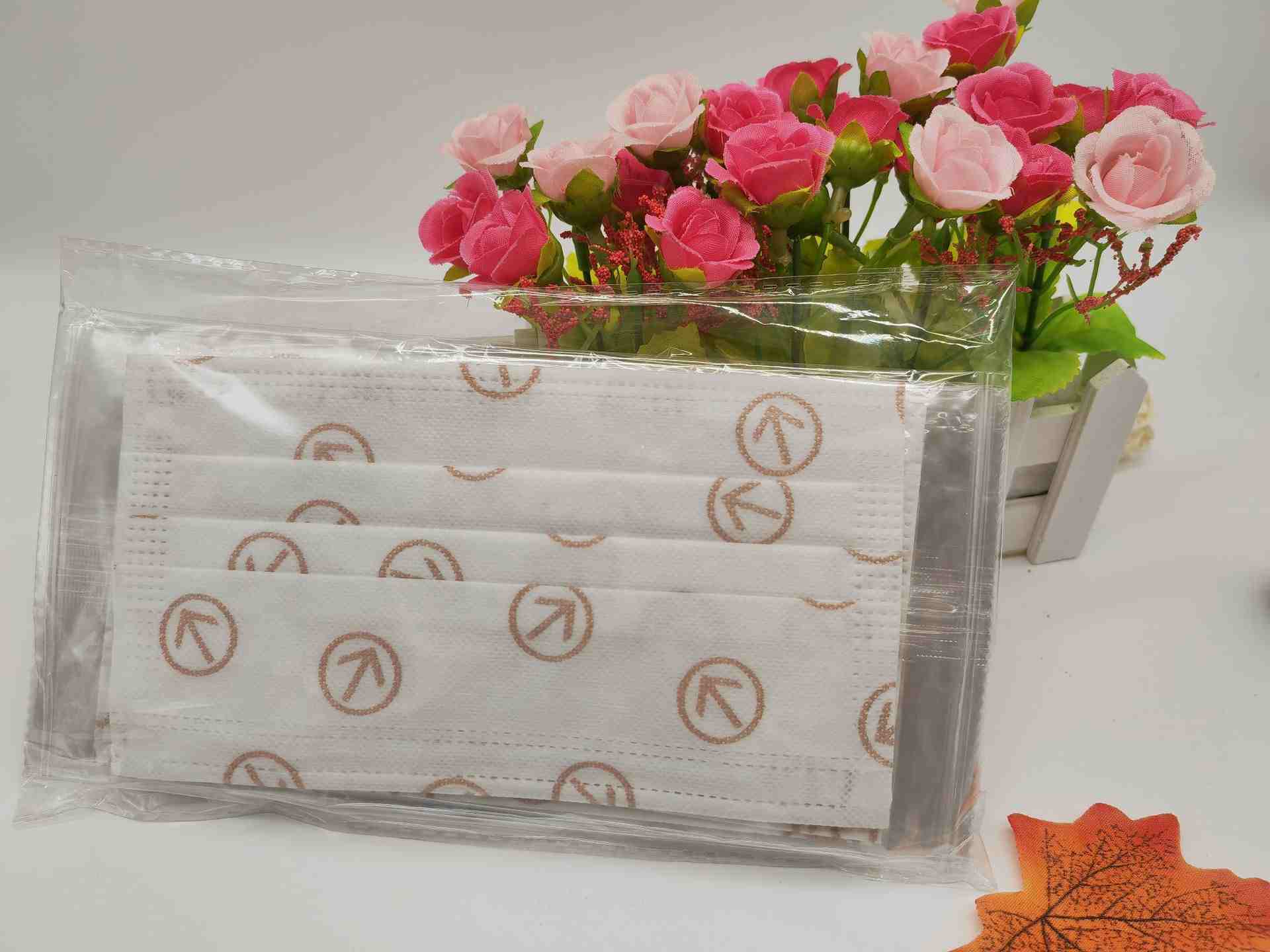 Farbwechselnde Stoffmasken mit Print (10er-Set)
