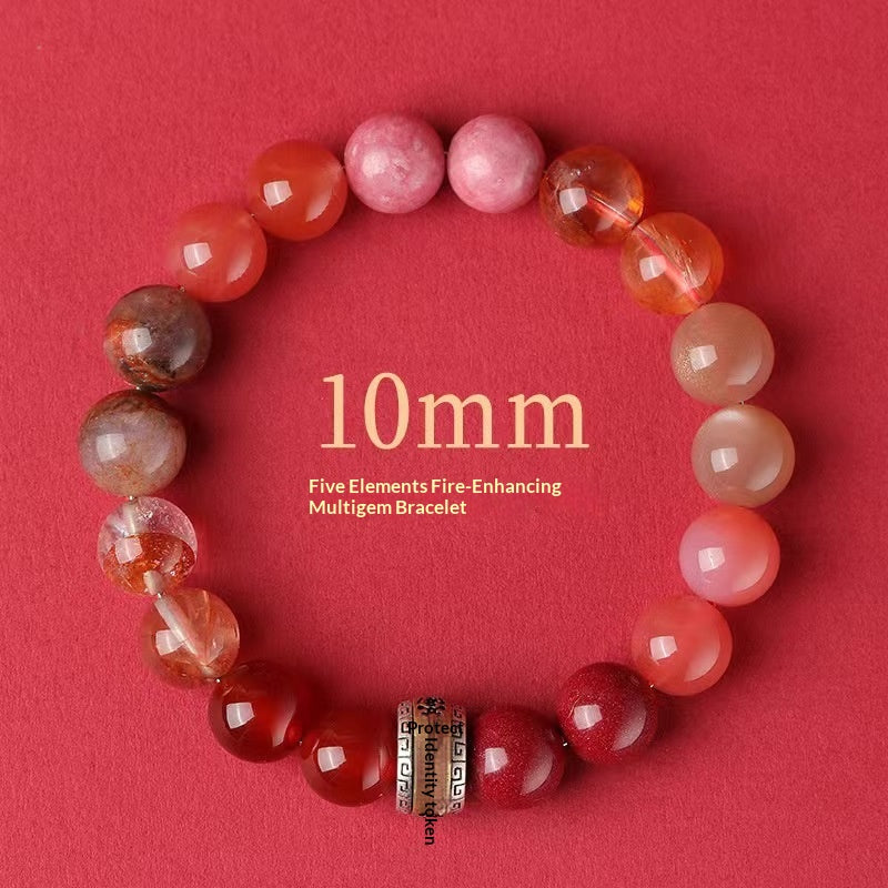 Balancierendes Energie-Armband Obsidian & Aquamarin – Bild 10 | LuxeStyle