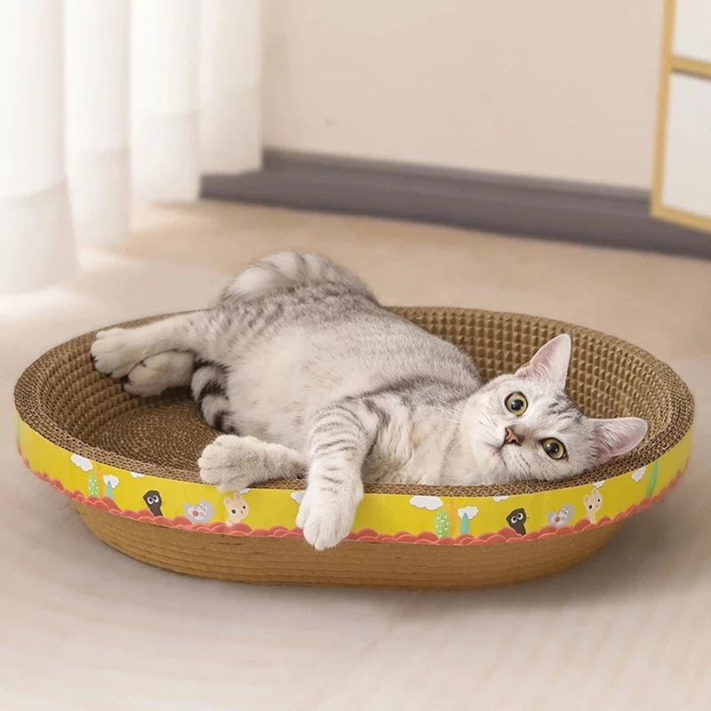 Kratzschale für Katzen – Oval – Bild 4 | LuxeStyle